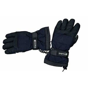 Grandoe Gloves Dri Gard Power Rider Mens Small Black Ski Snow Ride Board VTG 90s